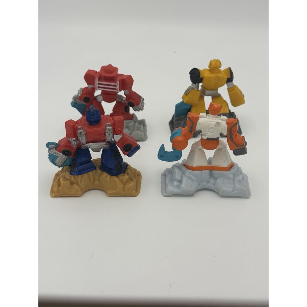 Transformers Playskool Heroes Rescue Bots Figures LOT of 4 - Picture 2 of 4